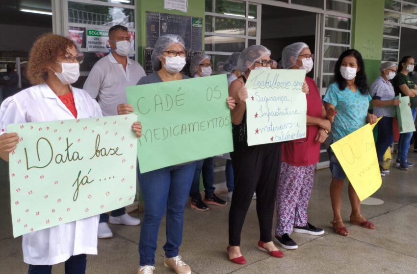  PROTESTO: trabalhadores do Cais Amendoeiras pedem data-base e melhores condições de trabalho