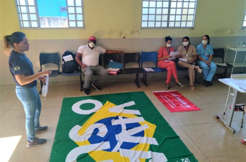  Mobilização: Sindsaúde visita unidades de saúde em Corumbá de Goiás