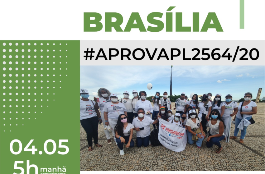  INSCREVA-SE! Caravana irá a Brasília para acompanhar votação do piso da enfermagem no dia 4 de maio