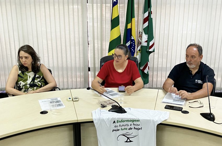  Sindsaúde se reúne com vereadora Kátia Maria e discute Audiência Pública da Saúde que será realizada em Goiânia