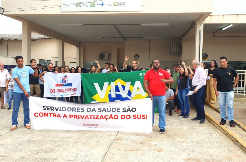  Entidades protestam contra caos na saúde pública de Goiânia; médicos paralisaram por 24h